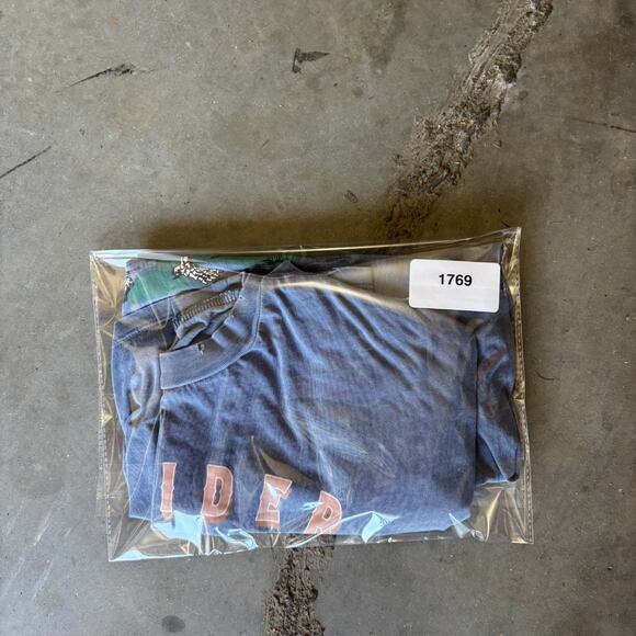 Modish Rebel Outsider Skeleton T-Shirt Women's M Blue Flint Graphic Tee - Picture 14 of 14